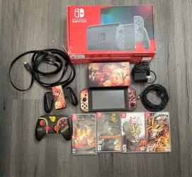Nintendo Switch Bundle Games, Cords, Controllers