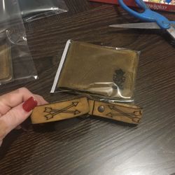 Wallet Keychain & Bracelet SET 4 men