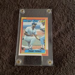 Frank Thomas 1989 Topps White Sox #1 Draft Pick Card #414