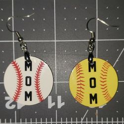 Custom Sport Mom Earrings