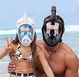 Masque Easybreath, masque facial snorkeling