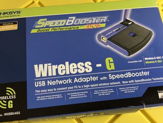 Linksys Wireless-G Speed Booster Network WUSB54GS