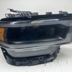 2019 2020 2021 Dodge Ram 2(contact info removed) Black Headlight Right Passenger FULL LED OEM