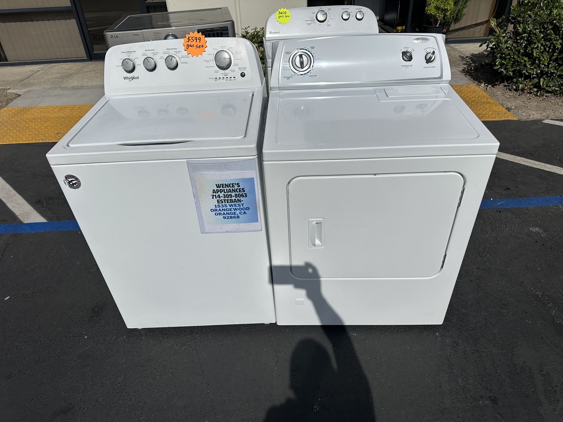 Washer And Gas Dryer