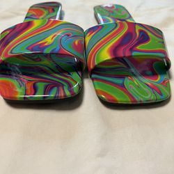 Colorful Slides Flat Size 8