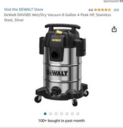 8 gallon, wet, dry vacuum