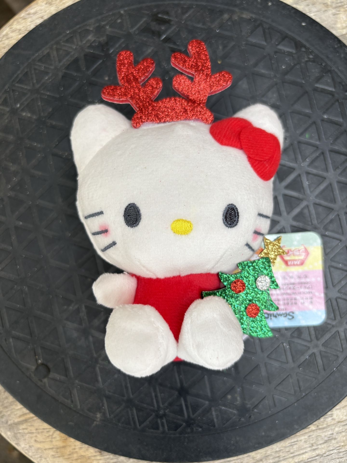 Hello Kitty Christmas Plushie Keychain!