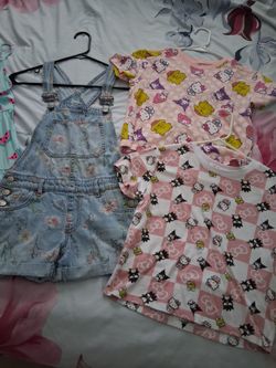 Girls Clothing Bundle Mixed Tops and Shorts Sizes 7/8