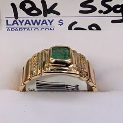 18k Birthstone Ring