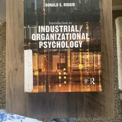 Industrial Organizational Psychology