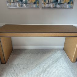 Heavy Leather Top Multipurpose Table/desk