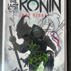 TMNT Last Ronin Lost Years #1 trade Variant X3 Signed Includes Coa 
