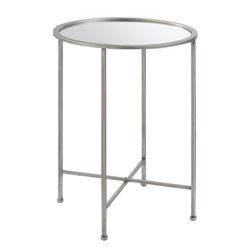New High Quality Metal Frame Mirrored Top Side Table/End Table