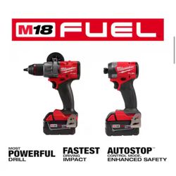Milwaukee Impact Driver And Hammer Drill