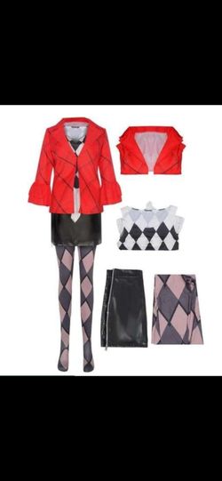Harleen Quinzel Outfit Costume MEDIUM  New Price Firm Corona92879