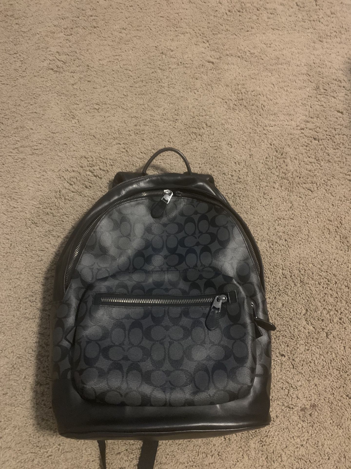 Coach Black Backpack