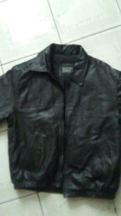 Boston harbour leather jacket