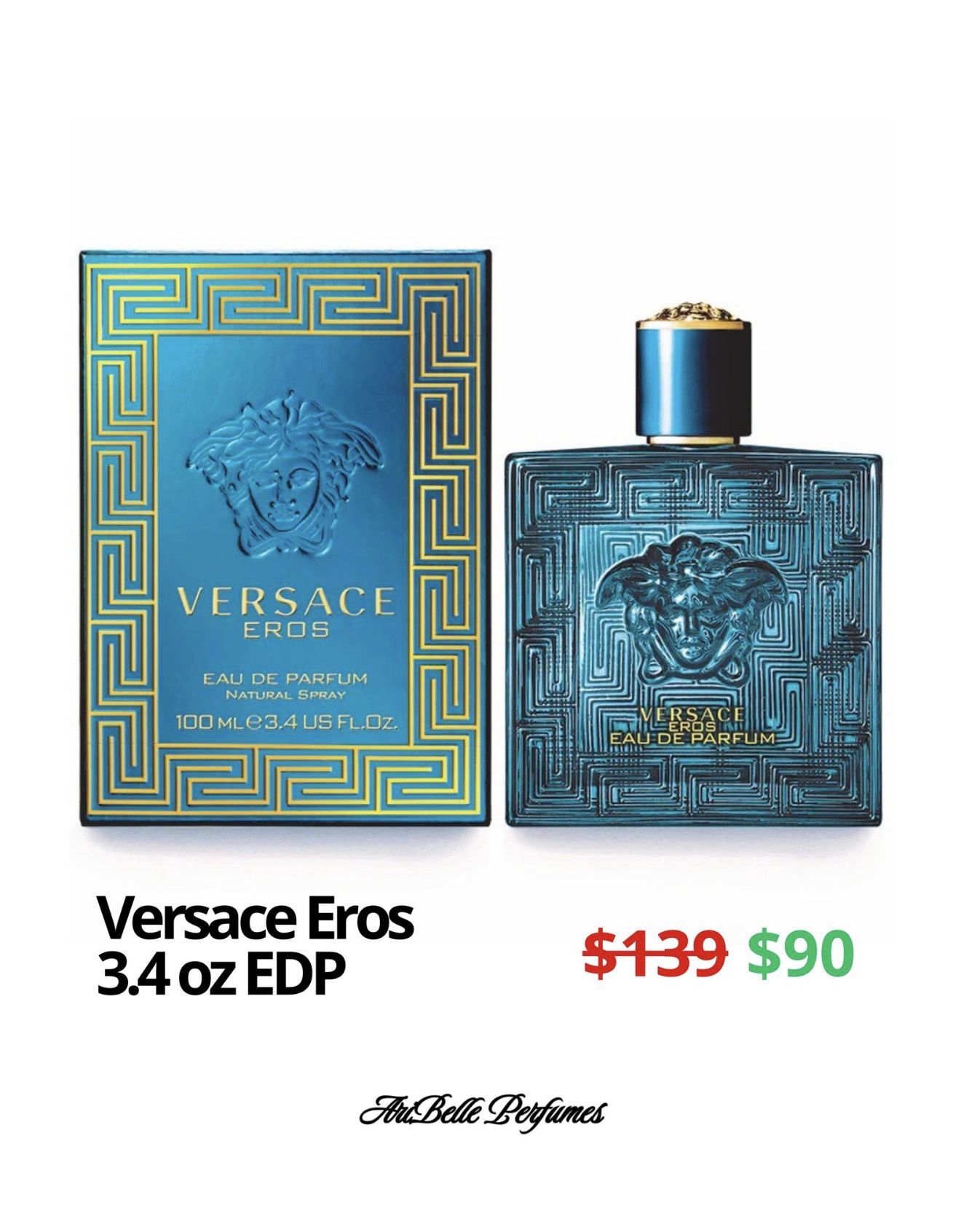 Versace Eros 3.4 oz EDP