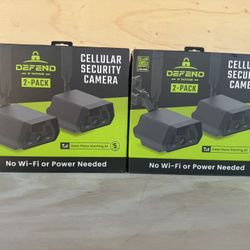 Tactacam Defend Cellular Security Cameras 2-Pack
