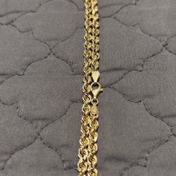 47Gram 14K 22inch Diamond cute Rope Chain
