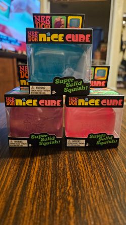 Nee Doh Nice Cube Squish Toys – Set of 3