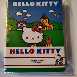 Hello Kitty Journal With Tabs New $17