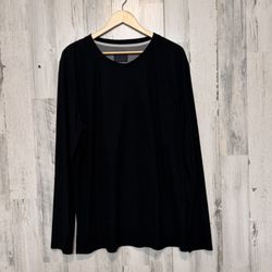 NOMAD Black Long Sleeve Shirt Men’s 2XL  Minimalist Basic Top