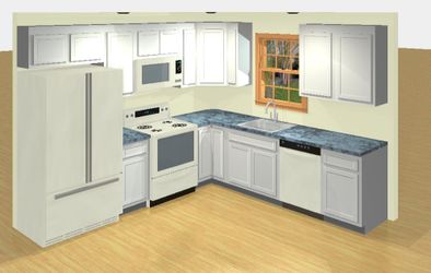 $1950 10x10 Real Wood Kitchen Cabinets