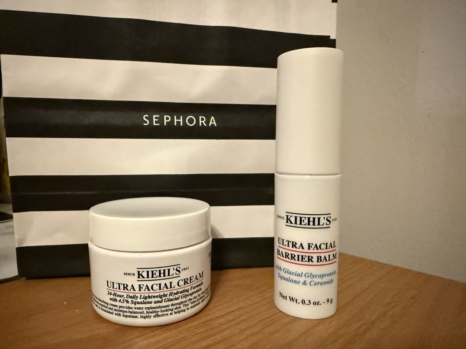 Kiehls Ultra Facial Cream And Barrier Balm