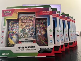 Pokemon First Partner Illustration Collection $75