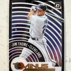 2021 Panini Donruss Optic - T-Minus 3, 2, 1 Jim Thome #TM8