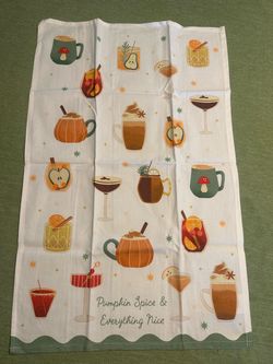 Sur la table fall cocktail bar towel