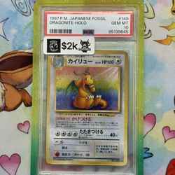 Dragonite Holo Jap PSA10