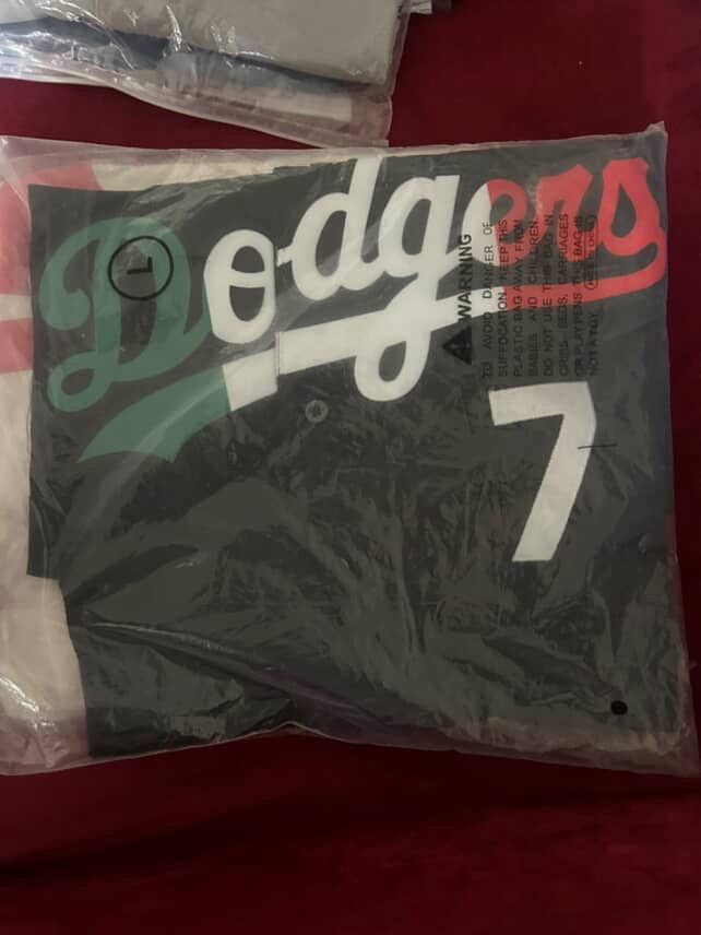 Dodgers Black Mexico Baseball Jersey