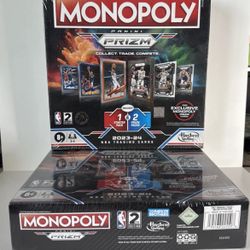 2023-24 Panini Prizm NBA Monopoly 2nd Edition Board Game Lot (x2) NEW Sealed