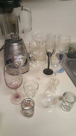 Assortment of glasses