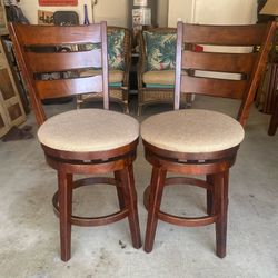 Bar Stool Chairs Set Of 2 Swivel Furniture 