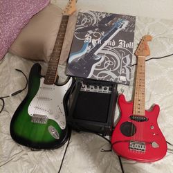 Rock N Roll!! 2 Guitar's & Amp