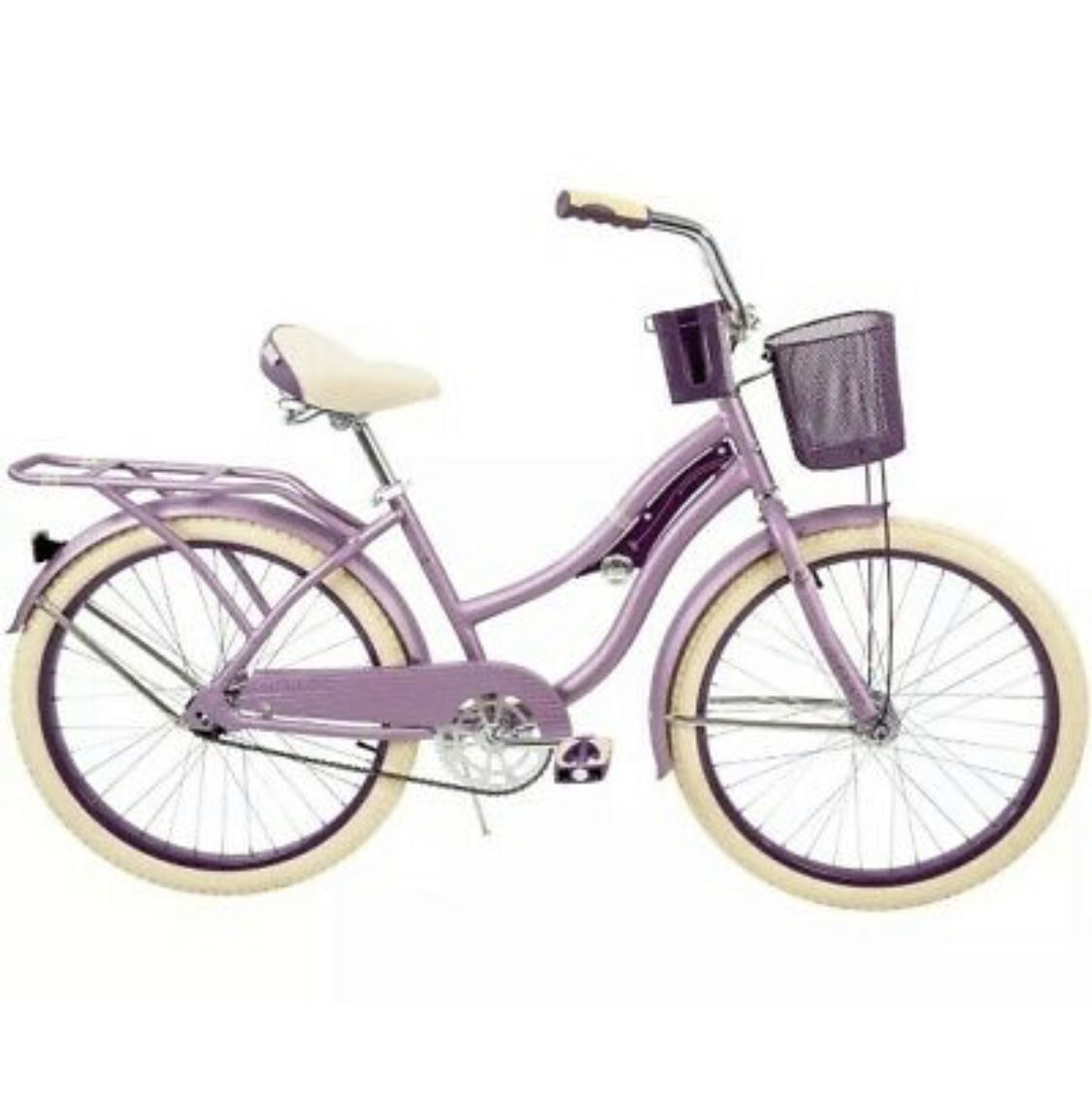 Huffy 24” Nel Lusso Girl’s/Women's Classic Cruiser Bike, Purple Brand New - in Box!