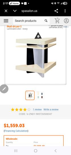 Salon Table With Lights 