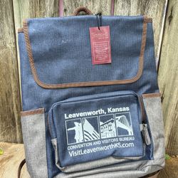 Taroko Denim Large Kansas Backpack Blue