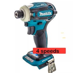 Makita New 1/4” Impact 4 Speeds Brushless 