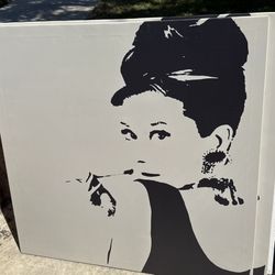 Audrey Hepburn Canvas Painting 