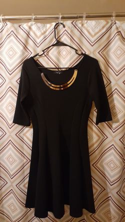 Large Mini- Dress With Built in Necklace