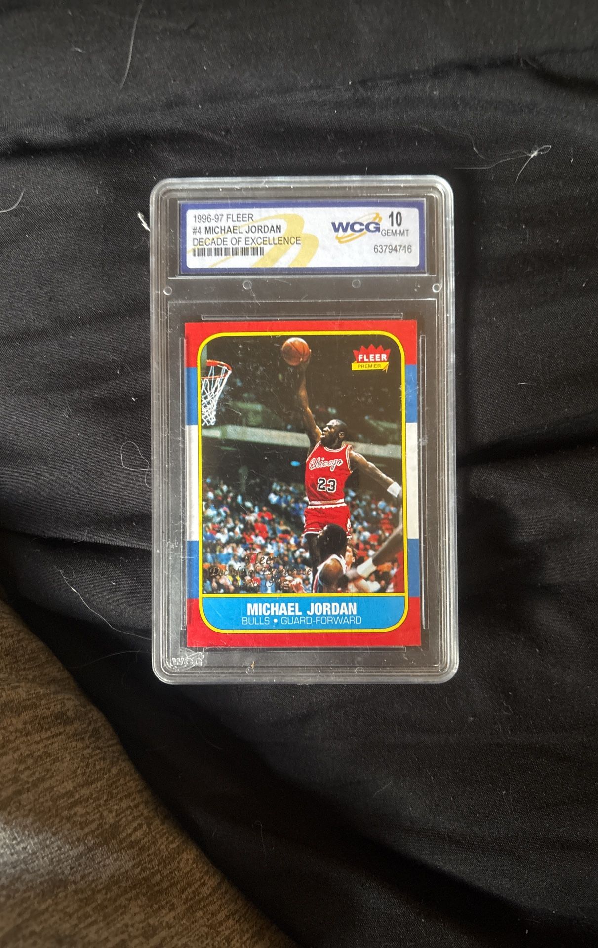 Michael Jordan 1996 Fleet Decade Of Excellence