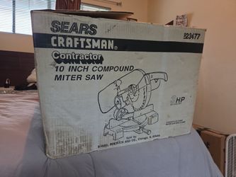 Craftsman 10' compound miter saw