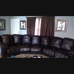 Sectional with two recliner