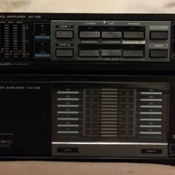 Kenwood Home Stereo System With Duel Cassette Player And Disc Player 