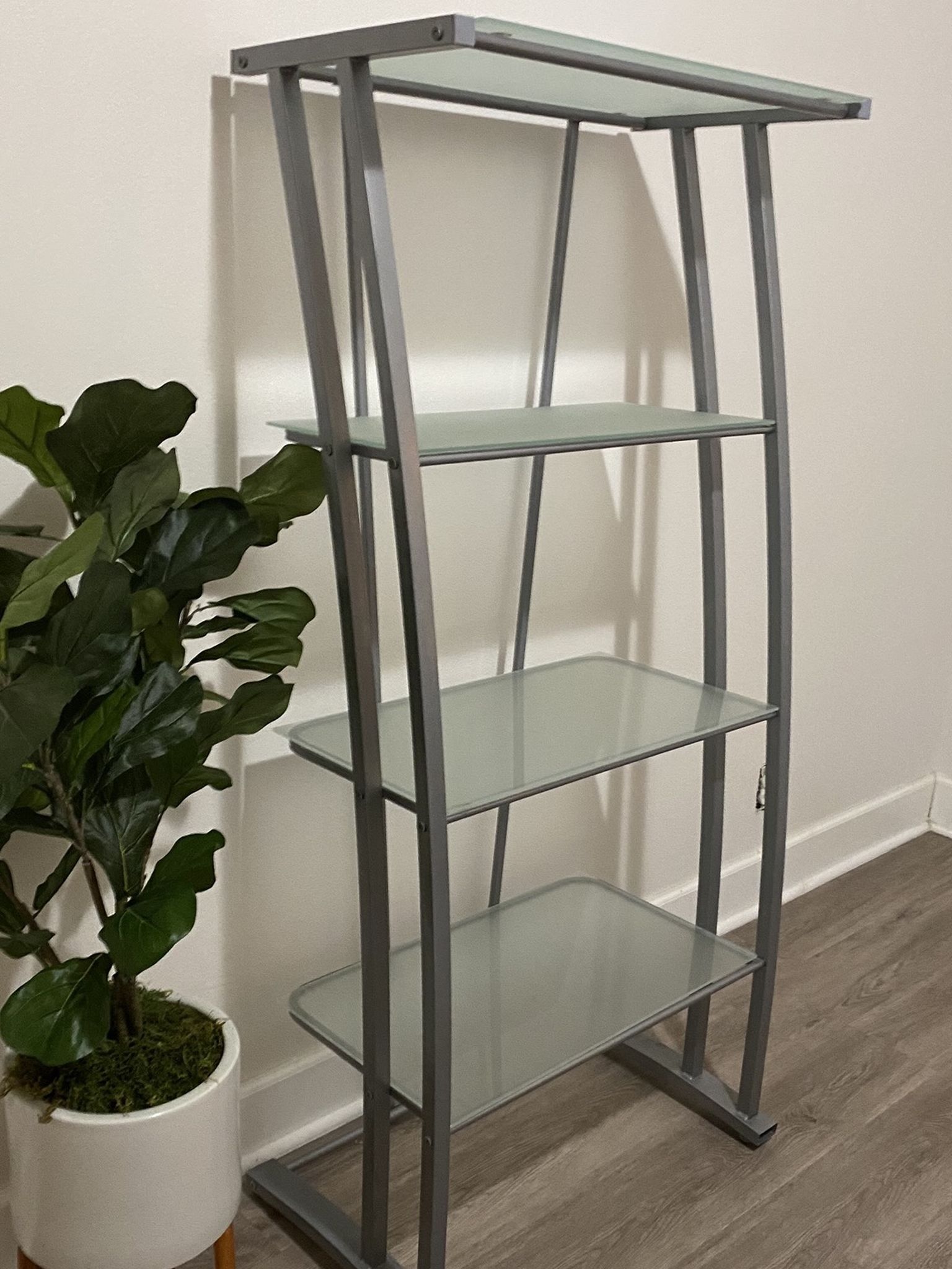 Glass Book shelve