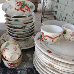 Japan hand painted dishes